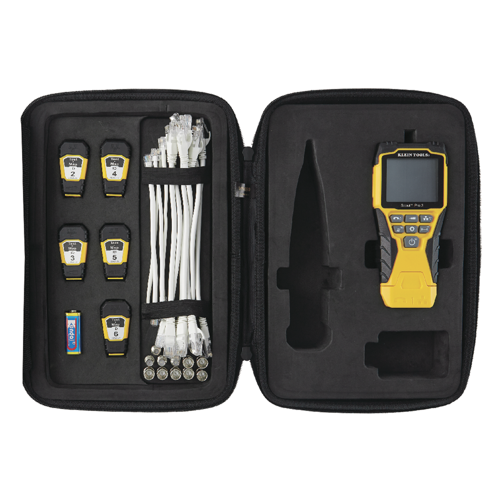 [VDV501-853] Probador Scout™ Pro 3 con kit de transmisores remotos Test-n-Map™ (Inspección PoE)
