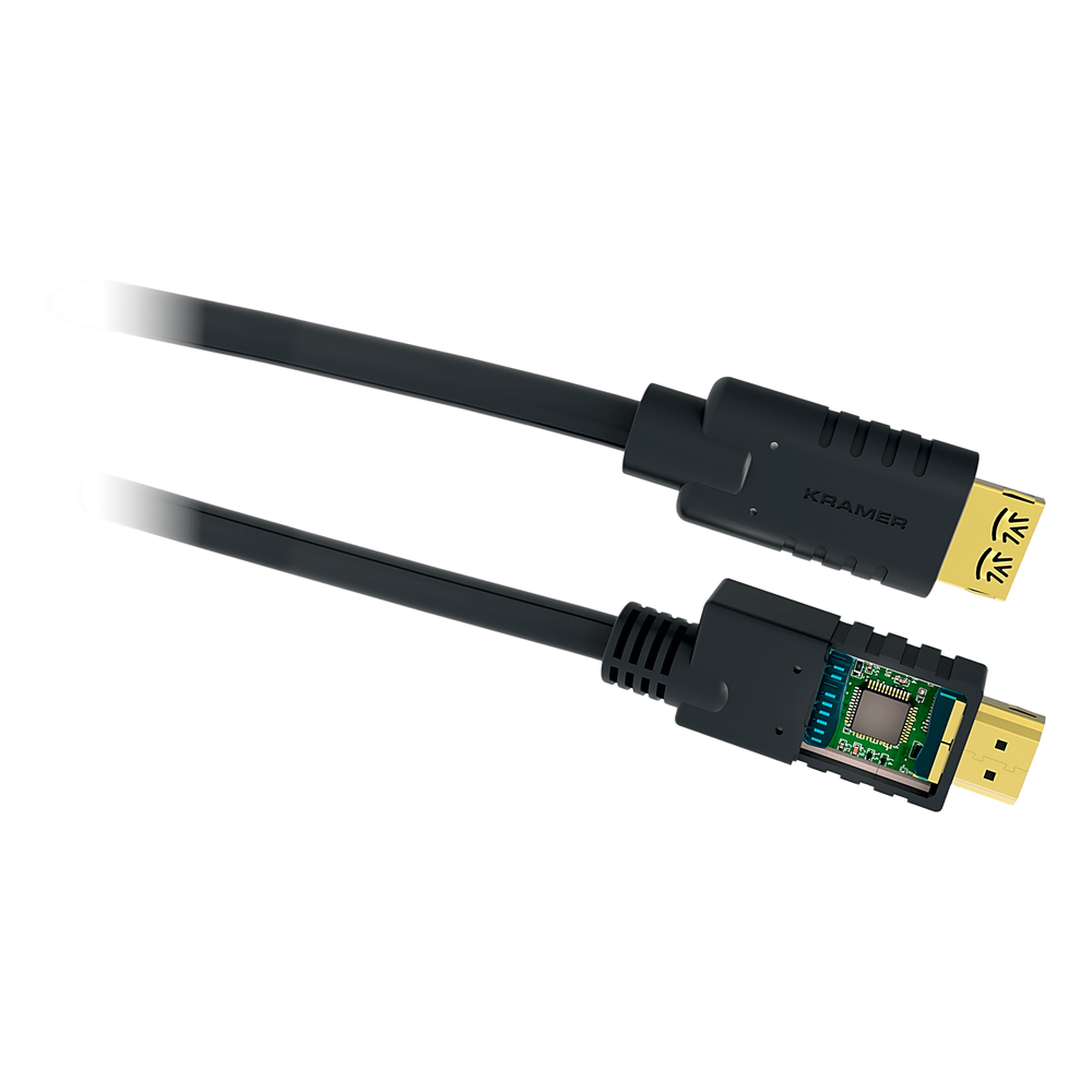[CA-HM-35] Cable HDMI Activo 4K a 60Hz | HDR, Triple Blindaje, K-Lock | CA-HM (10.70 mts / 35 ft)