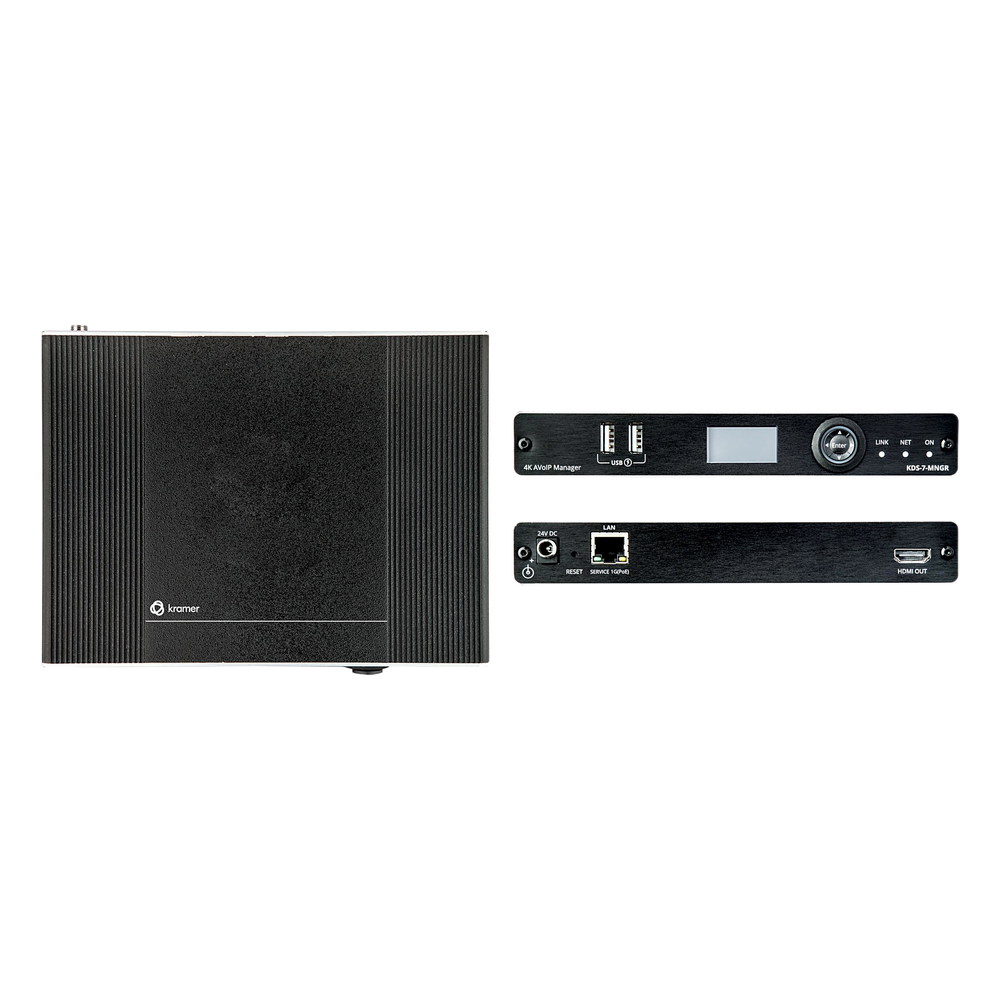 [KDS-7-MNGR] Administrador AVoIP | 999 Canales | Configuración Matriz Virtual y Videowall | KVM | Control Web y API | PoE | Compatibilidad TAA