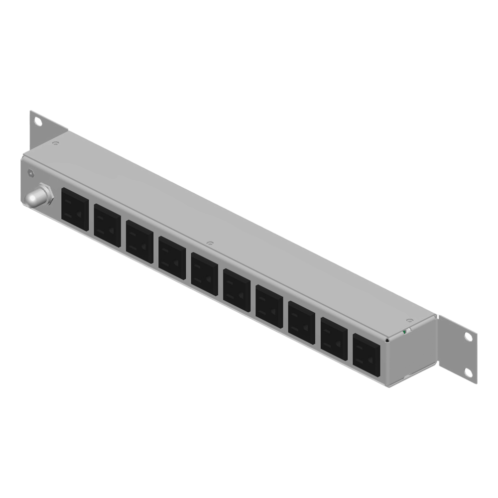 Pdu 10 Contactos, 120 Vca, 15A, 1UR