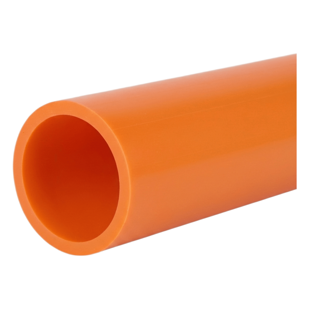 Ducto para Fibra Óptica 3 / 4" Liso RD11, Color Naranja Prelubricado, Rollo de 200 Metros