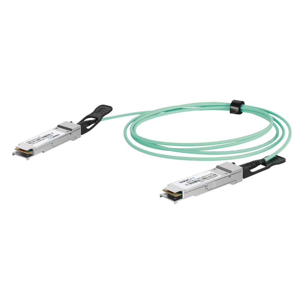 Cable AOC QSFP28 de 100 Gbps a 100 Gbps 1 m