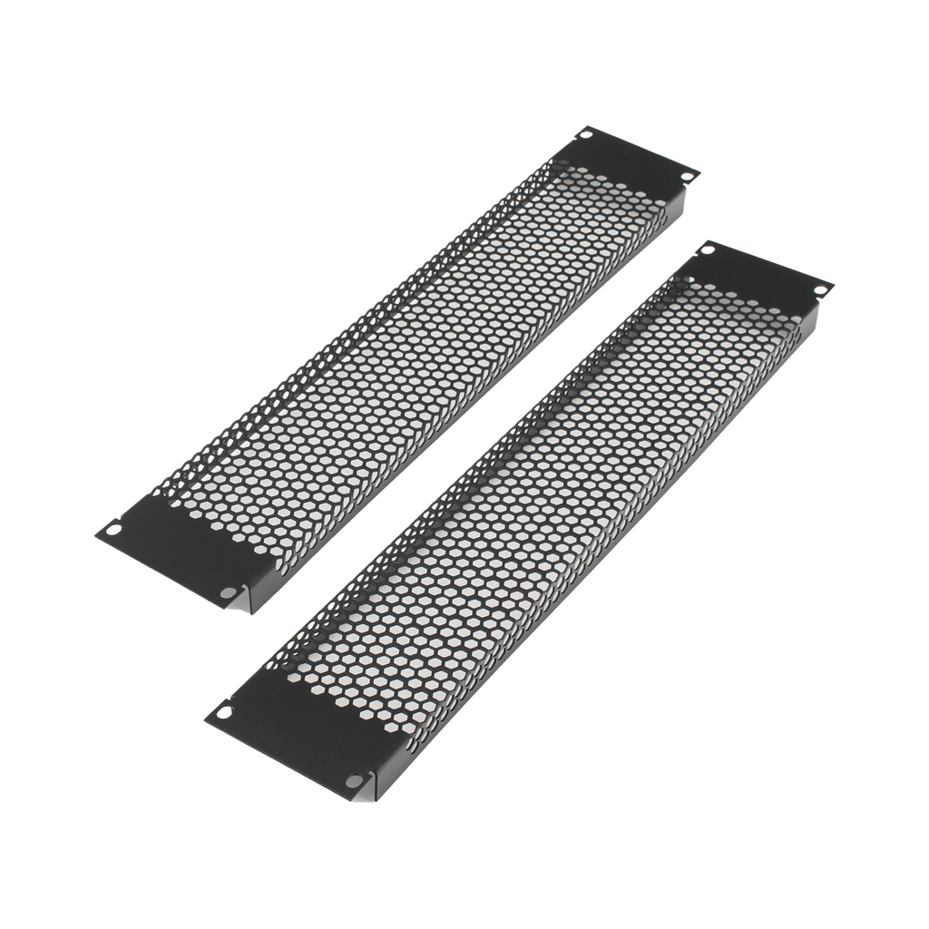 [LRC2UVB] Panel de Ventilación Rackeable 2U- Kit de 2 piezas, 19"