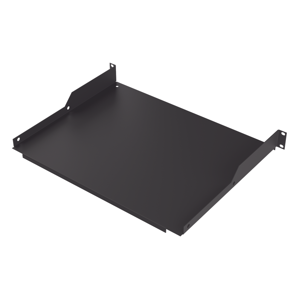 Charola de rack 1U, 19", negro