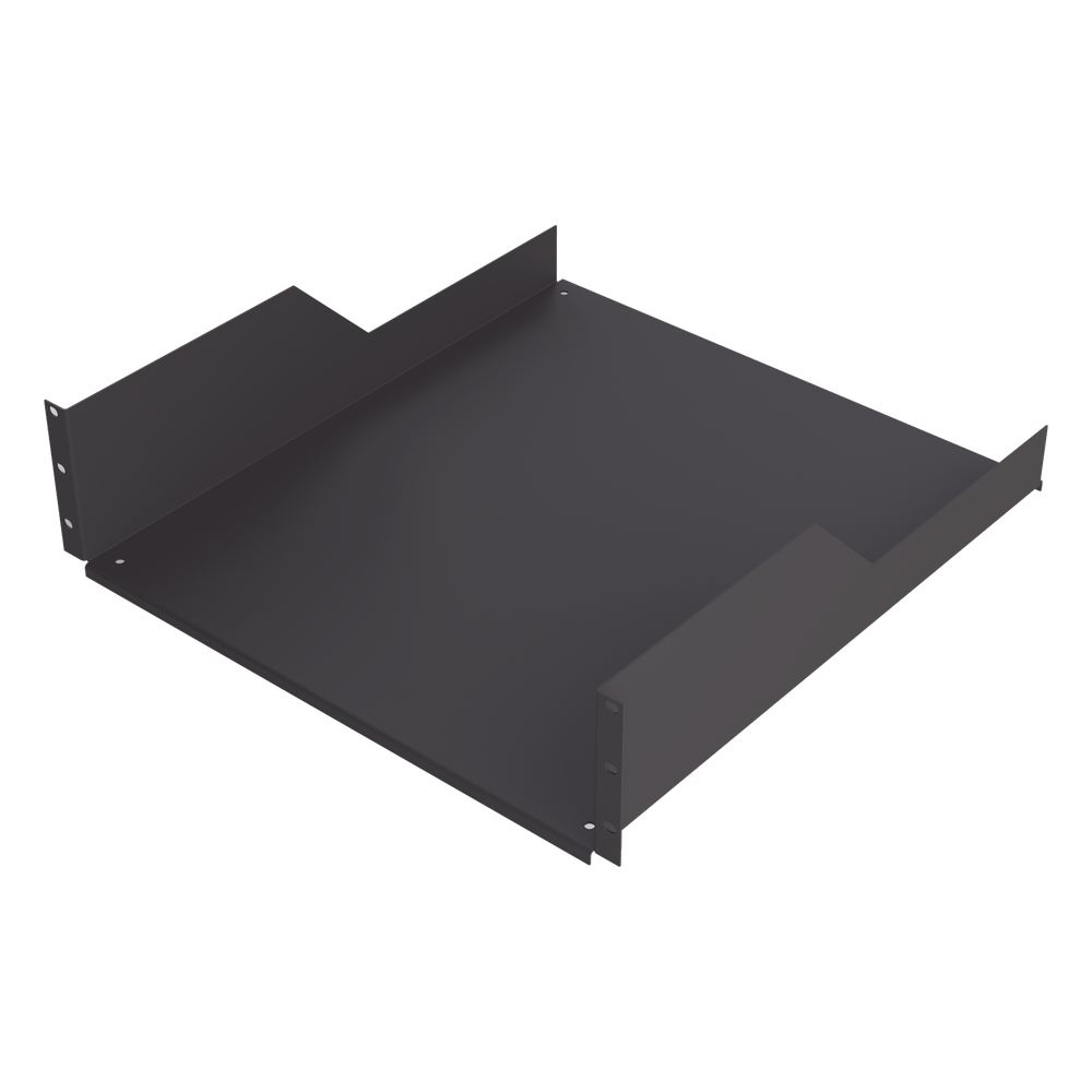 Charola de rack 3U, 19", negro
