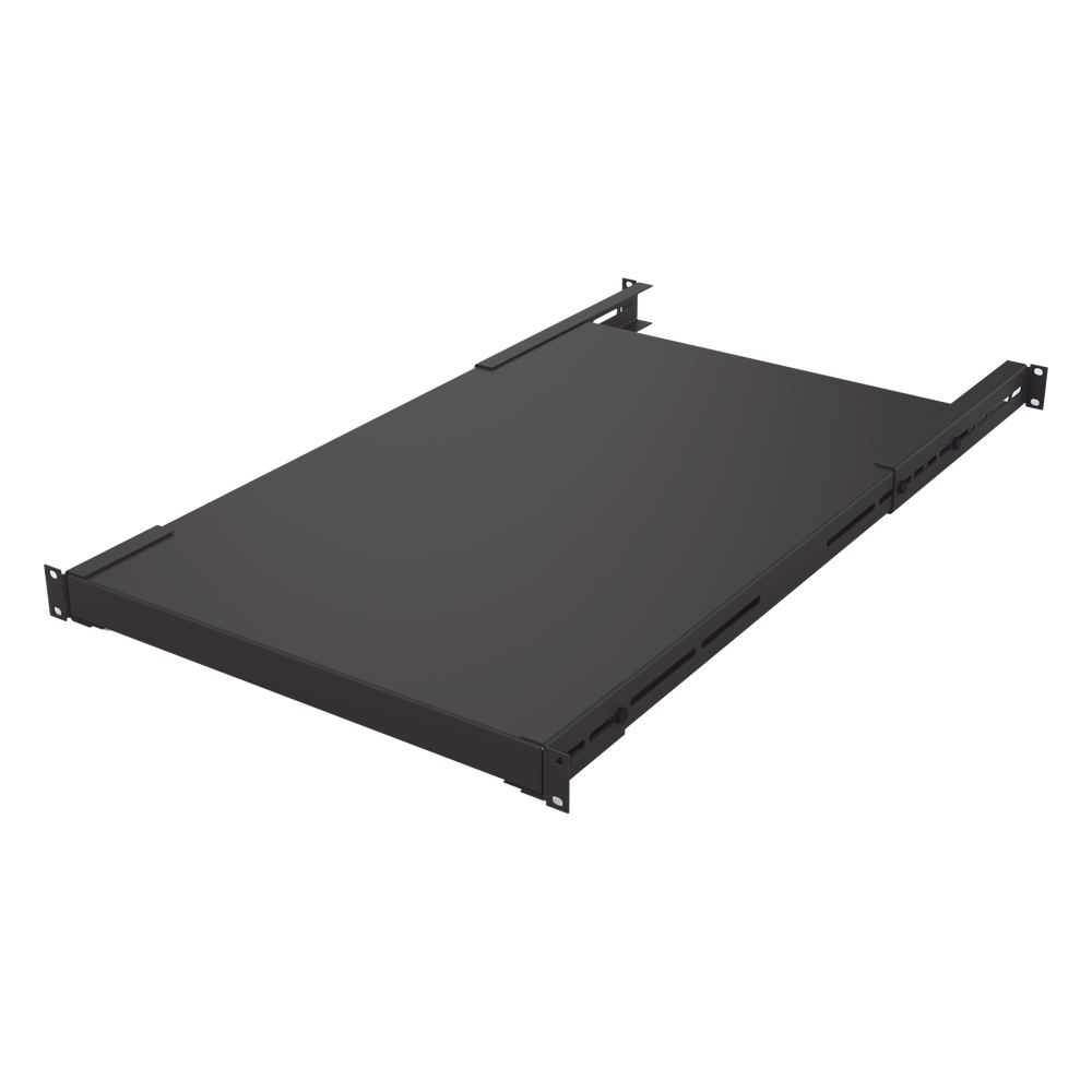 [SCH-D70-1U] Charola Rackeable de profundidad ajustable para Soportar Equipos 19", 3U, negro