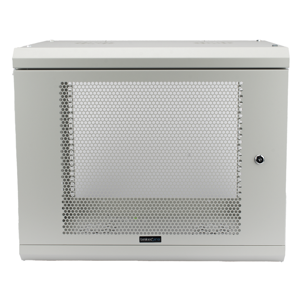Gabinete de rack 9U, blanco