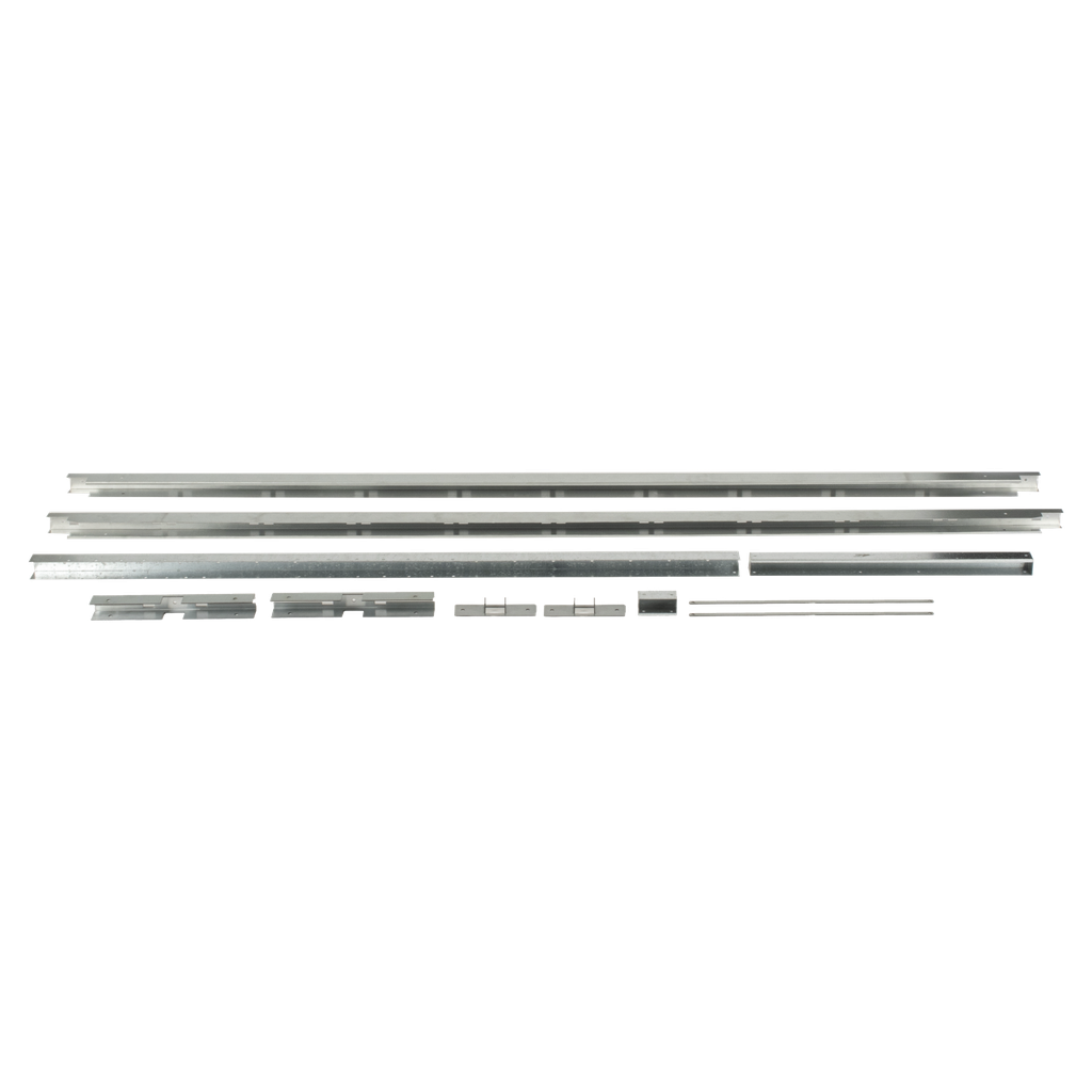 [EFSM1324GE] Extensión para montaje de Piso / 2 Paneles Solares de hasta 1300 x 2400 mm (4.3 x 7.9 ft) / Ampliación Modular para Estructura EFSM1324 / Acero Galvanizado / Instalación en Exterior