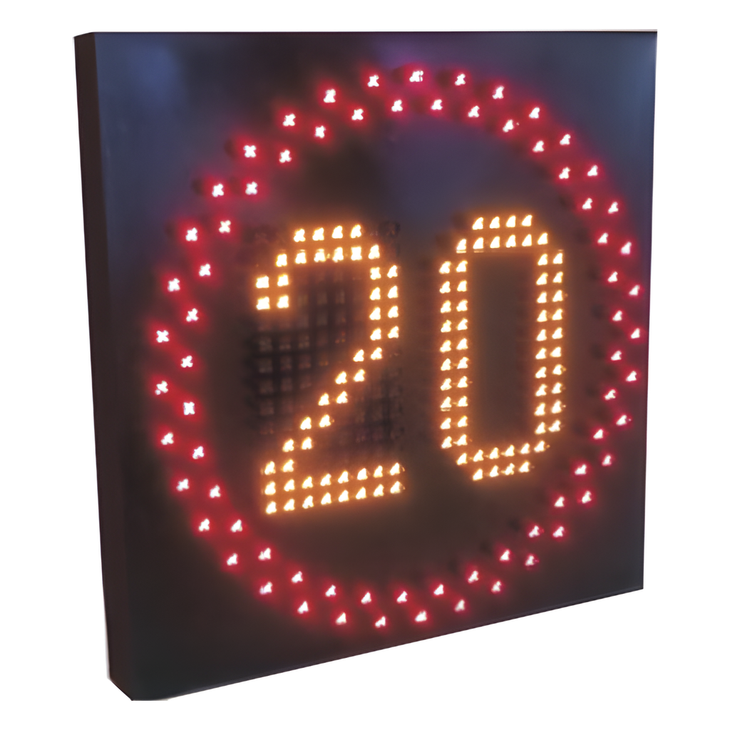 Pantalla para limite de velocidad