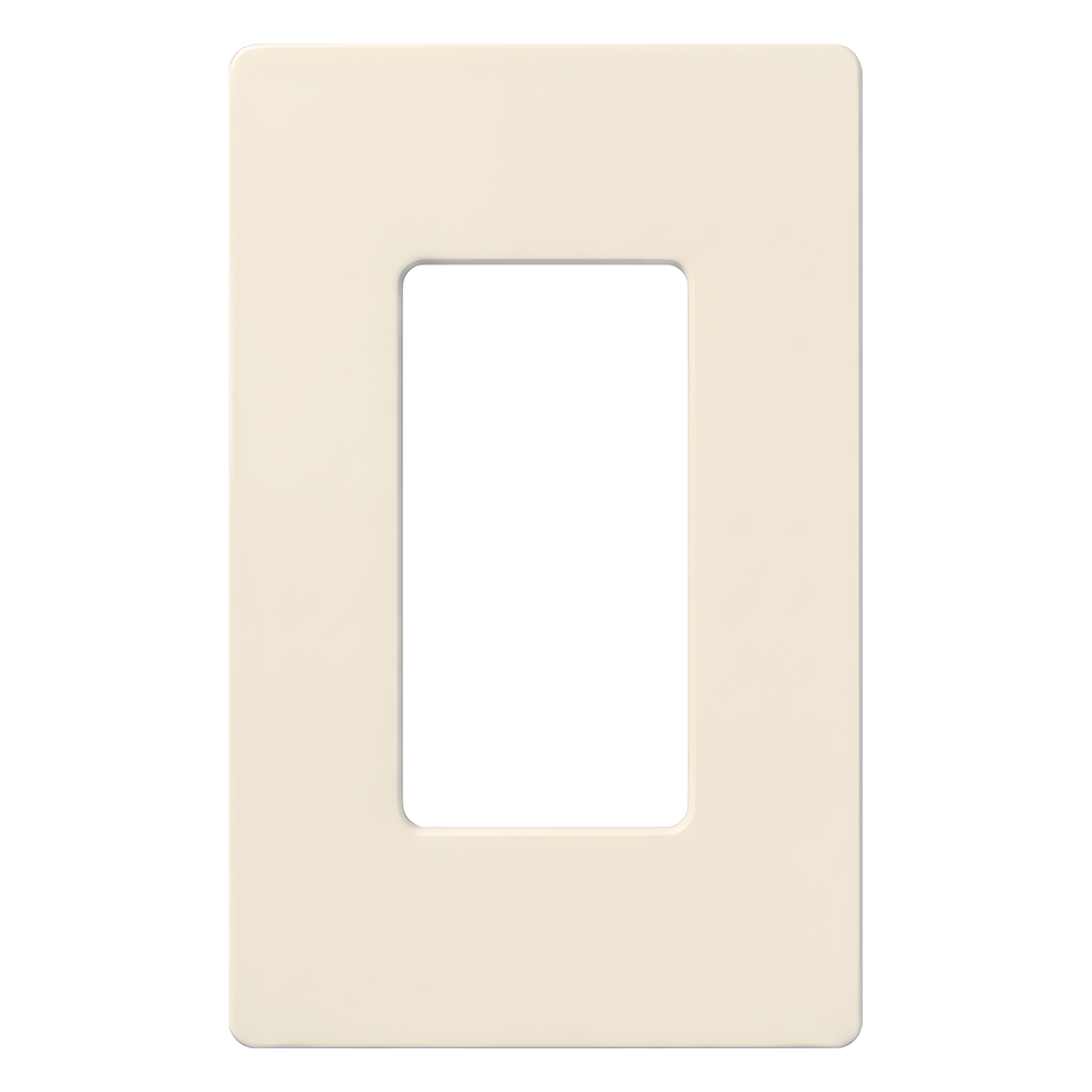 Placa de pared 1 espacio, sin tornillos