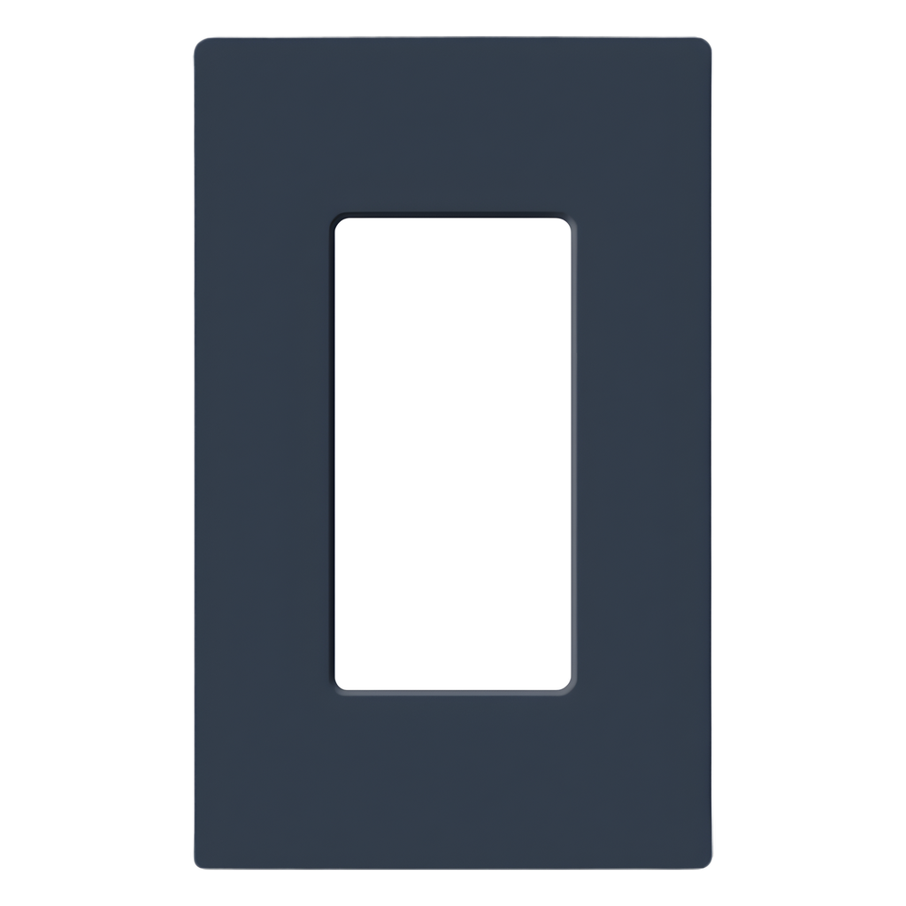 Placa de pared 1 espacio, sin tornillos
