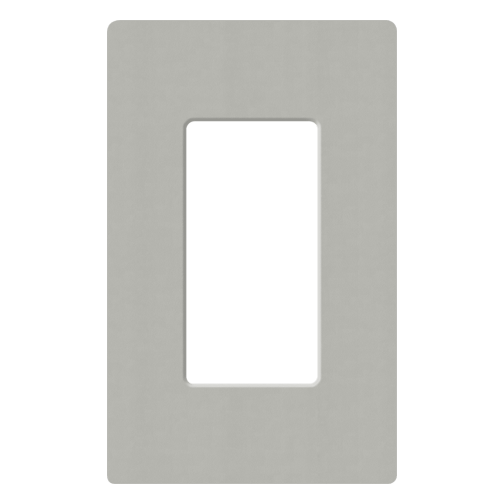 Placa de pared 1 espacio, sin tornillos