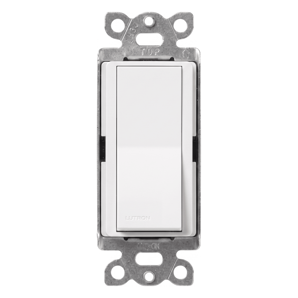 Interruptor 3 vías, 15 A, 120 / 277 V, blanco