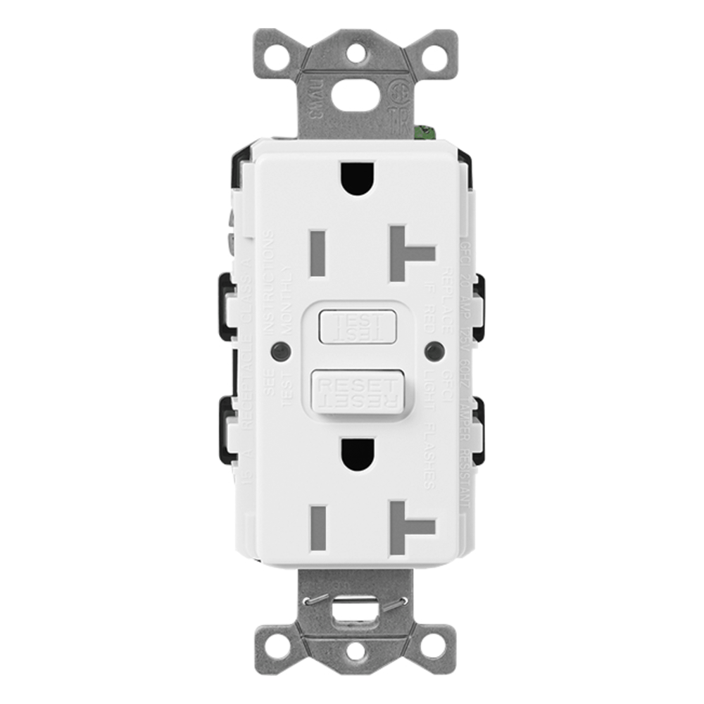 Receptáculo dúplex GFCI autocomprobante de 15 A y 125 V