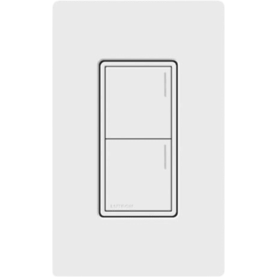 Teclado de pared Sunnata de 2 botones para escenas de luces blanco