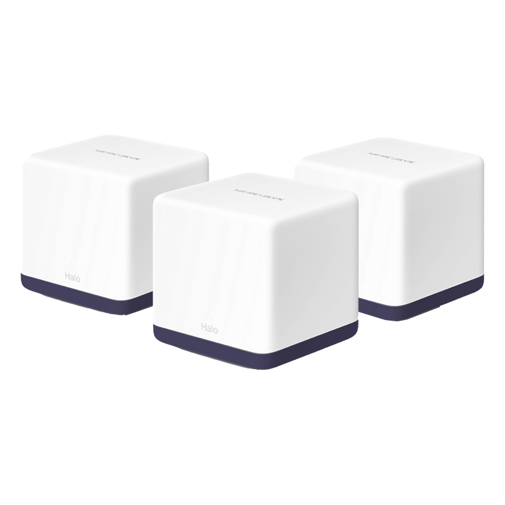 KIT de Sistema Inalámbrico H50G Mesh / Doble banda 2.4GHz y 5GHz AC 1900Mbps / 3 Puertos 10 / 100 / 1000 Mbps / Control vía App / Roaming Continuo