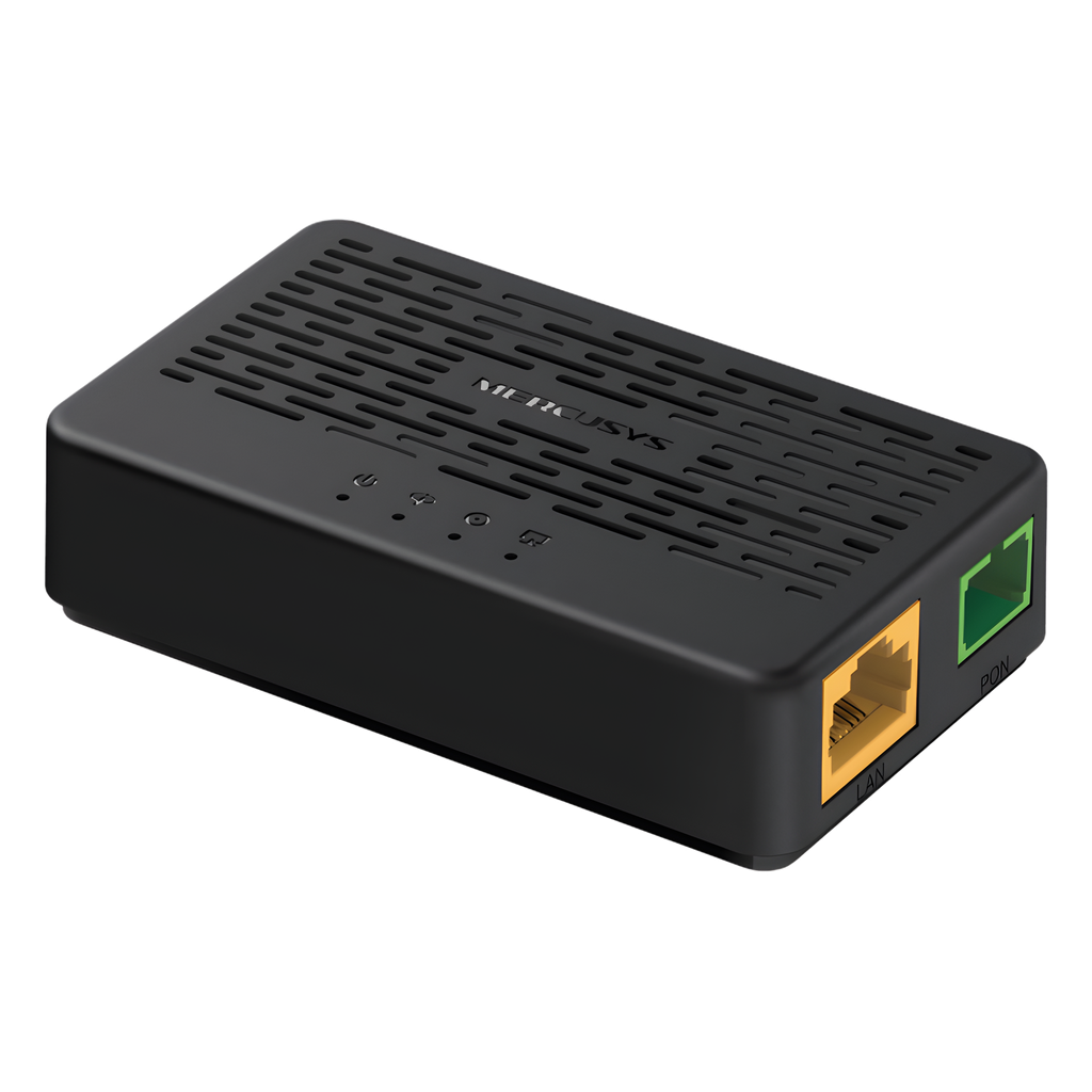 [MF01G] Terminal XPON 1 Puerto Gigabit / Modo Dual EPON + GPON / Downstream 2.488 Gbps / Gestión OMCI / VLAN 802.1Q / Bridge / Encriptación AES / DBA / FEC