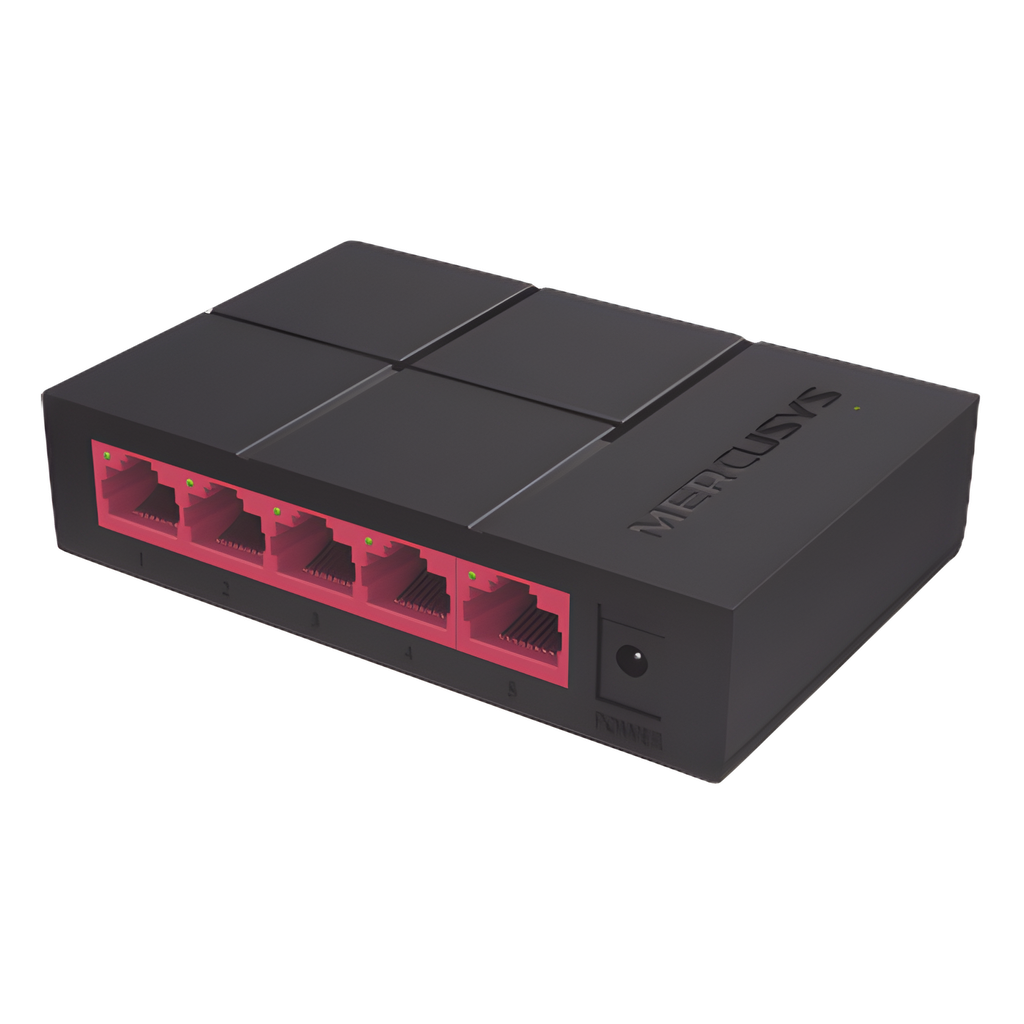 Switch no administrable 5 puertos, Gigabit