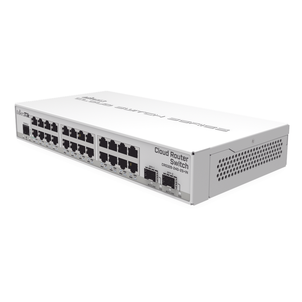Switch 24 puertos, Gigabit, 2 puertos SFP+