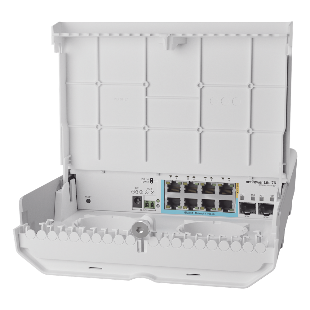 NetPower Lite 7R Switch Smart 7 puertos PoE Inverso Gigabit
