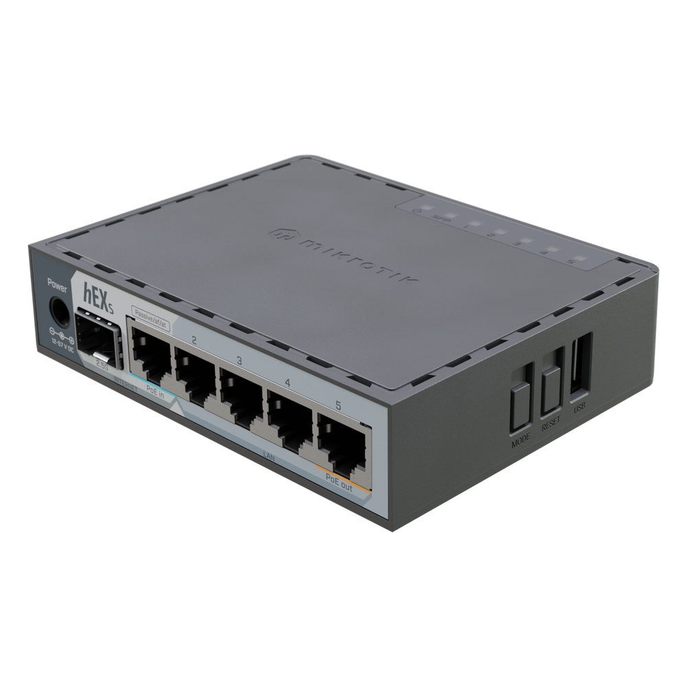 Router 5 puertos, PoE