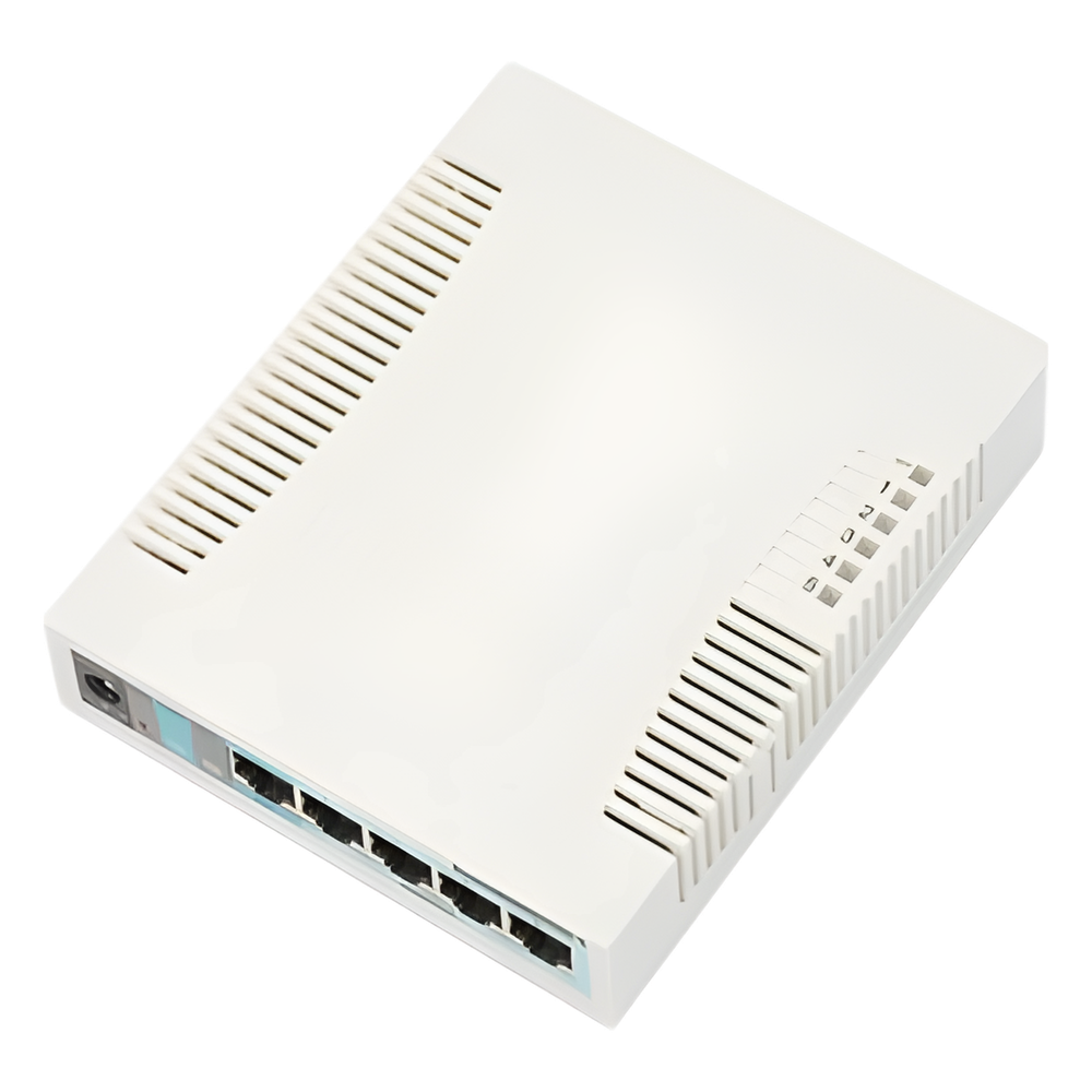 Switch 5 puertos, Gigabit, 1 SFP