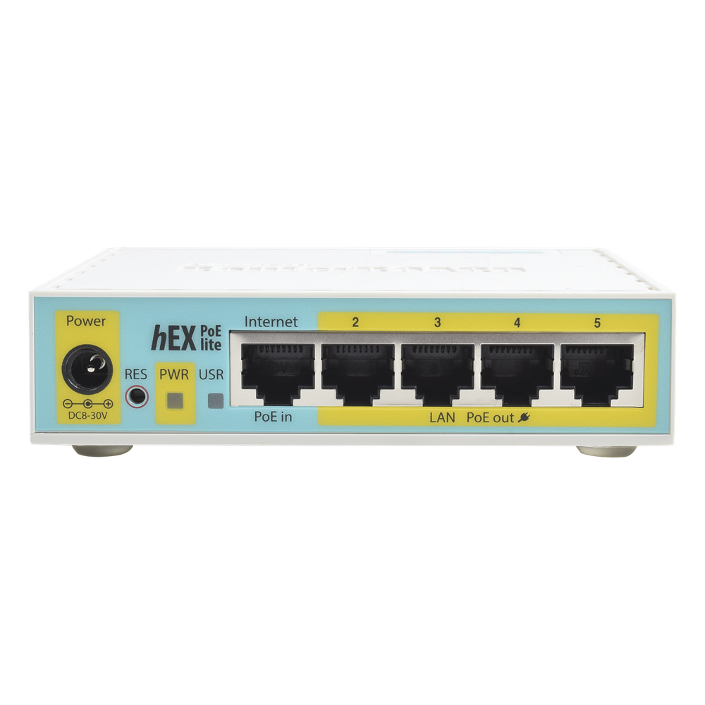 Router 5 puertos, PoE