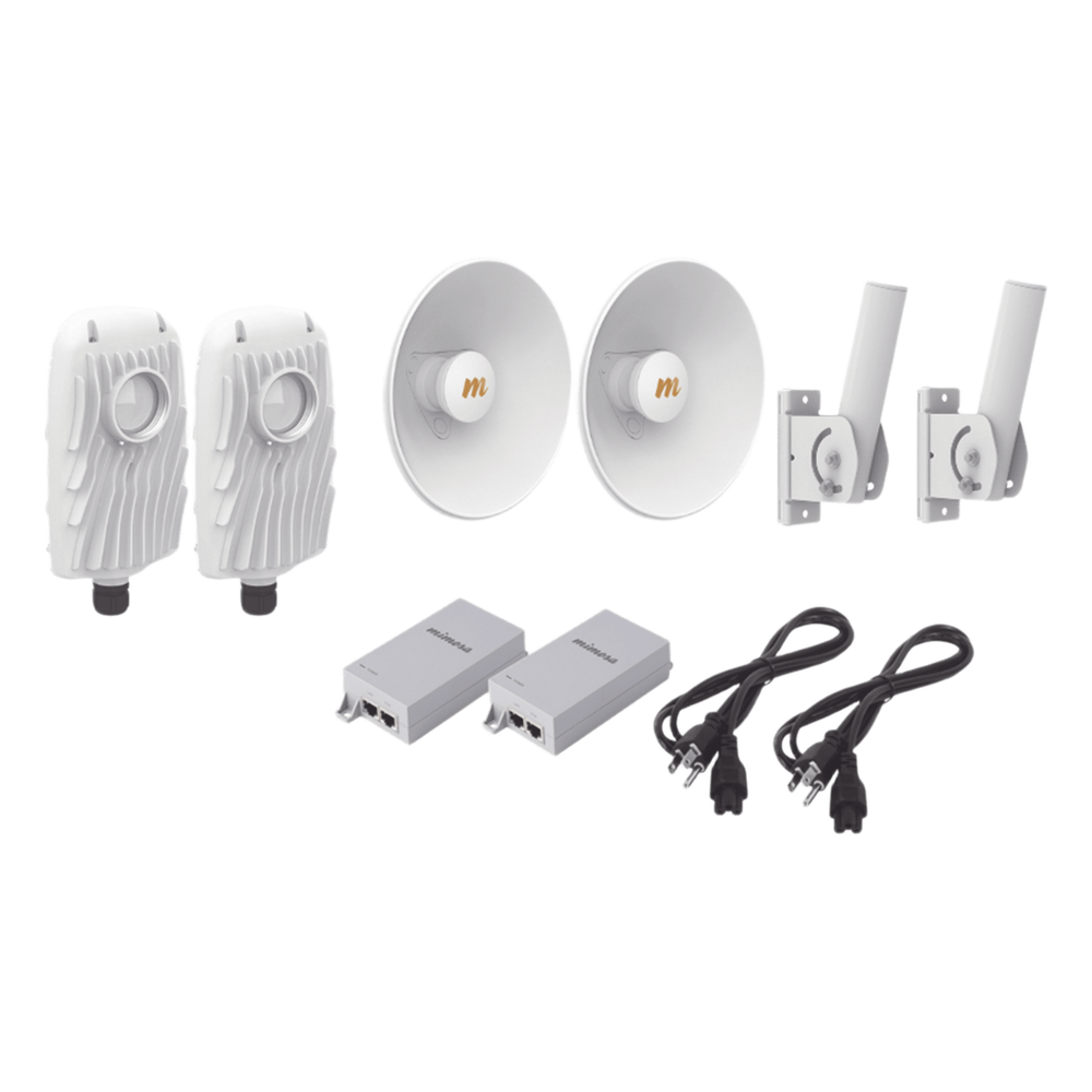 [B5X-PTP-KIT3] Kit de 2 radios B5X con kit de antenas (20dBi)