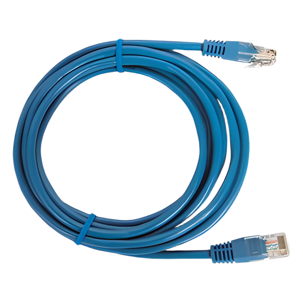 Patch cord Cat6 UTP, 0.5 m, azul
