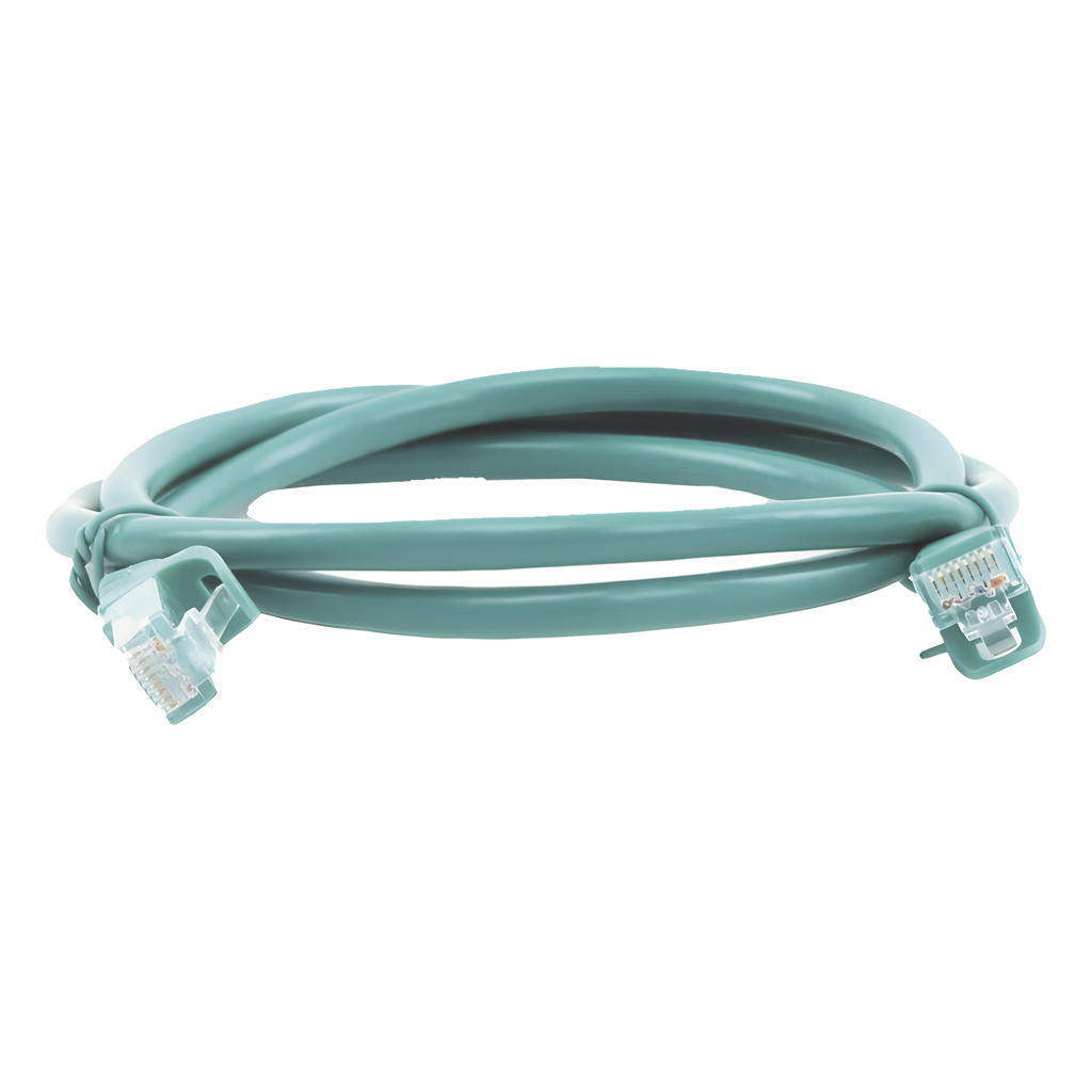Patch cord Cat6 UTP, 1 m, verde