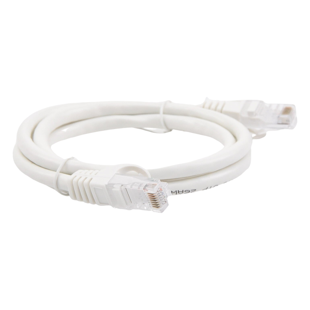 Patch cord Cat6 UTP, 1 m, blanco