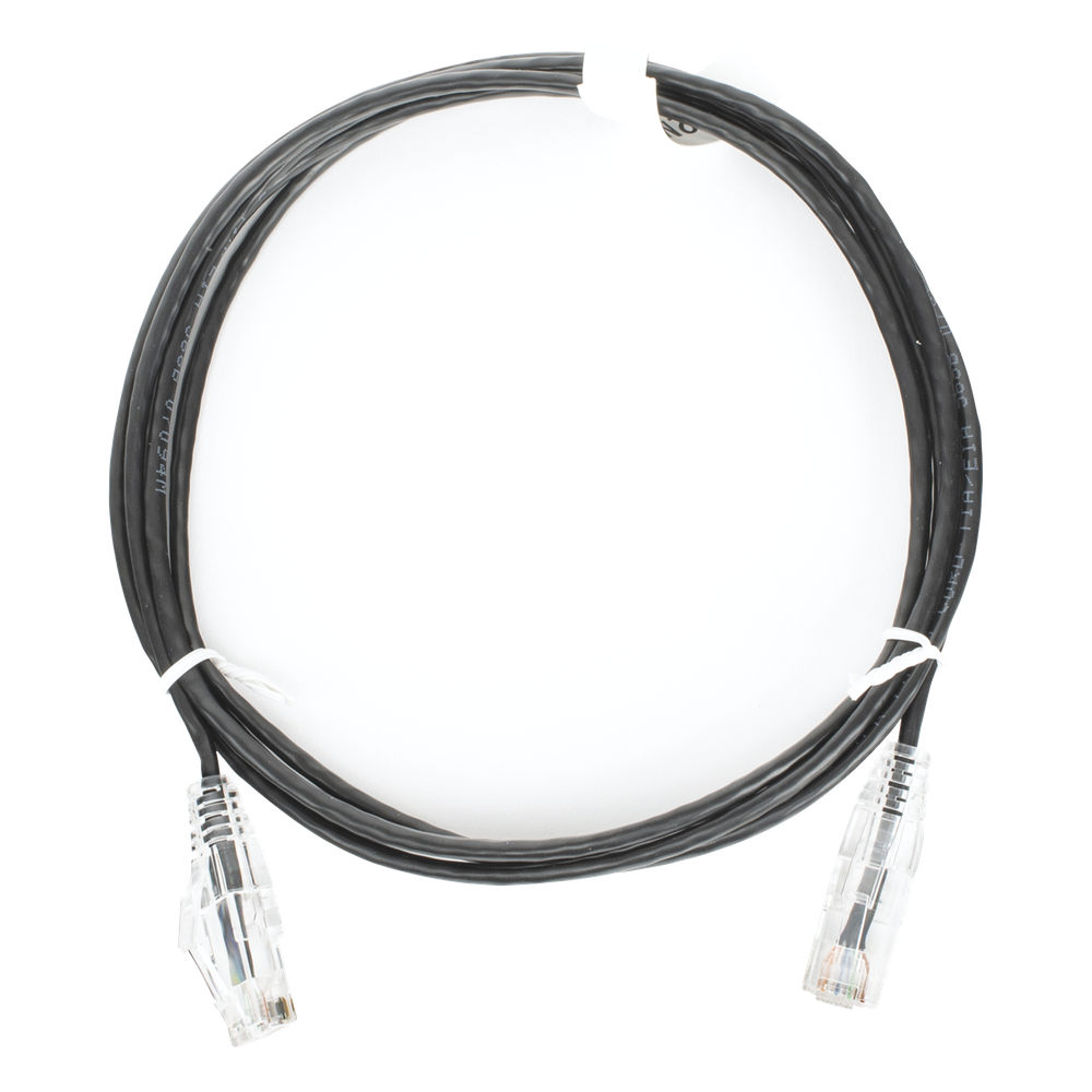 Patch cord Cat6 UTP, 1.5 m, negro, 28 AWG