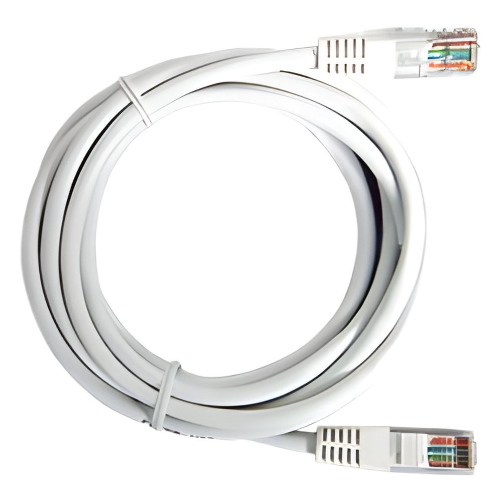 Cable de Parcheo UTP Cat6 - 2 Metros (6.56 Pies) - Blanco
