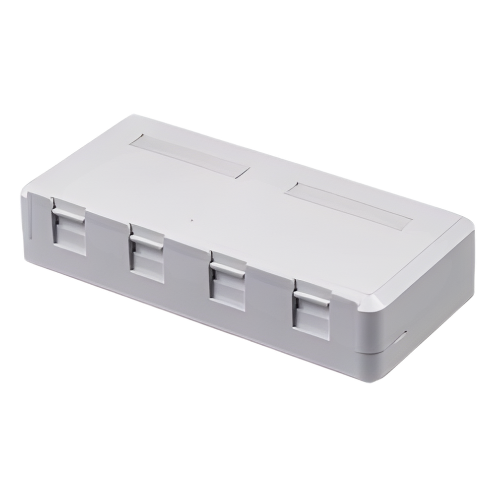 Caja de pared de 4 puertos Sin Jack