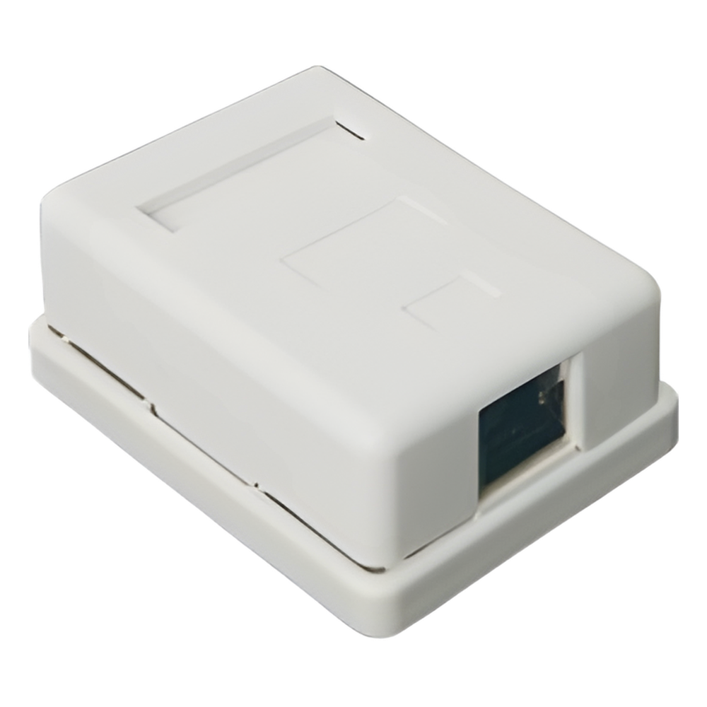 Caja de pared con 1 puertos Keystone