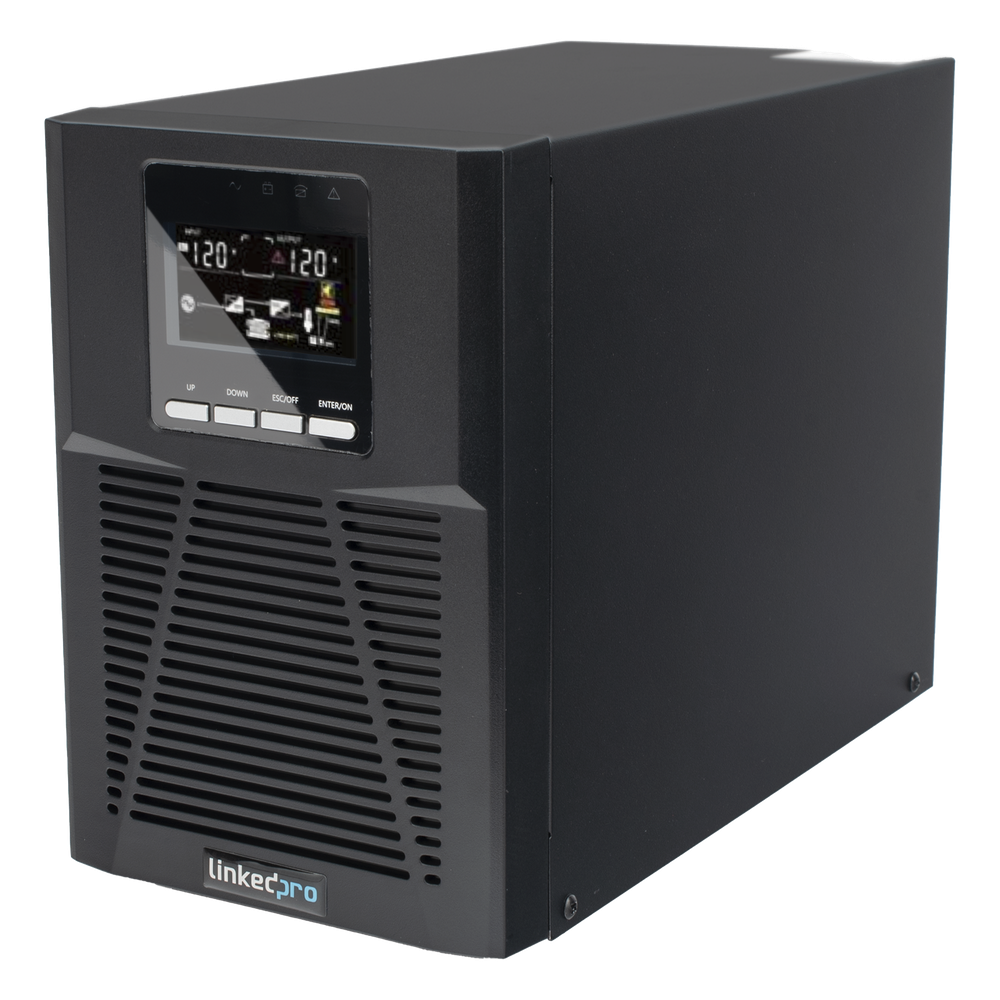 Ups 1000VA, 900 W, en línea, onda senoidal pura, rack