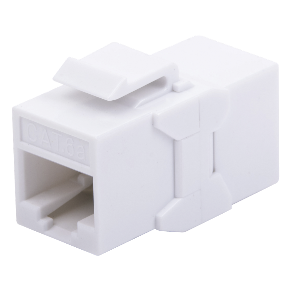 [LPKJUC6A] Acoplador RJ45 Cat6A, blanco