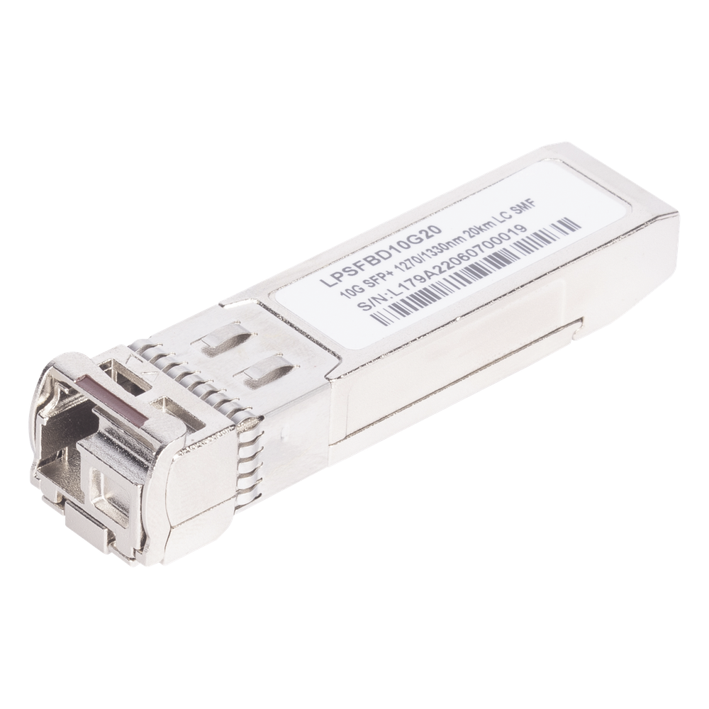 Transceptor SFP+ 20G, monomodo, 20KM