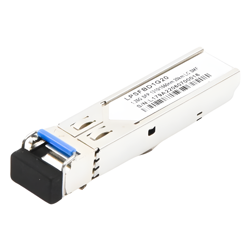 Transceptor SFP+ 1G, monomodo, 20KM