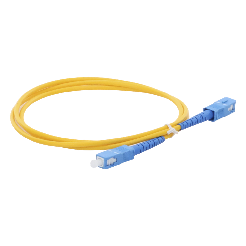 Jumper de fibra óptica monomodo, SC/UPC-SC/UPC, simplex, 1 m