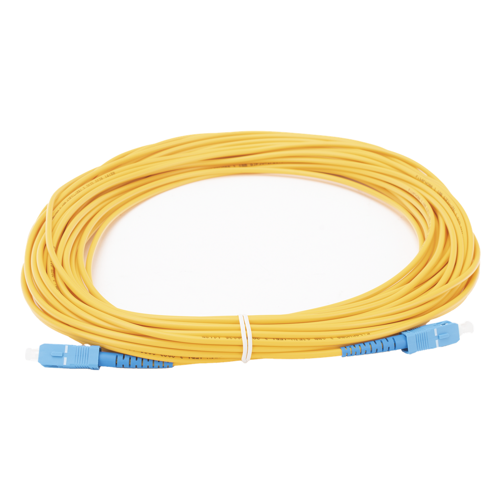 Jumper de fibra óptica monomodo, SC/UPC-SC/UPC, simplex, 10 m