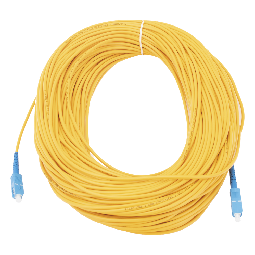 Jumper de fibra óptica monomodo, SC/UPC-SC/UPC, simplex, 60 m