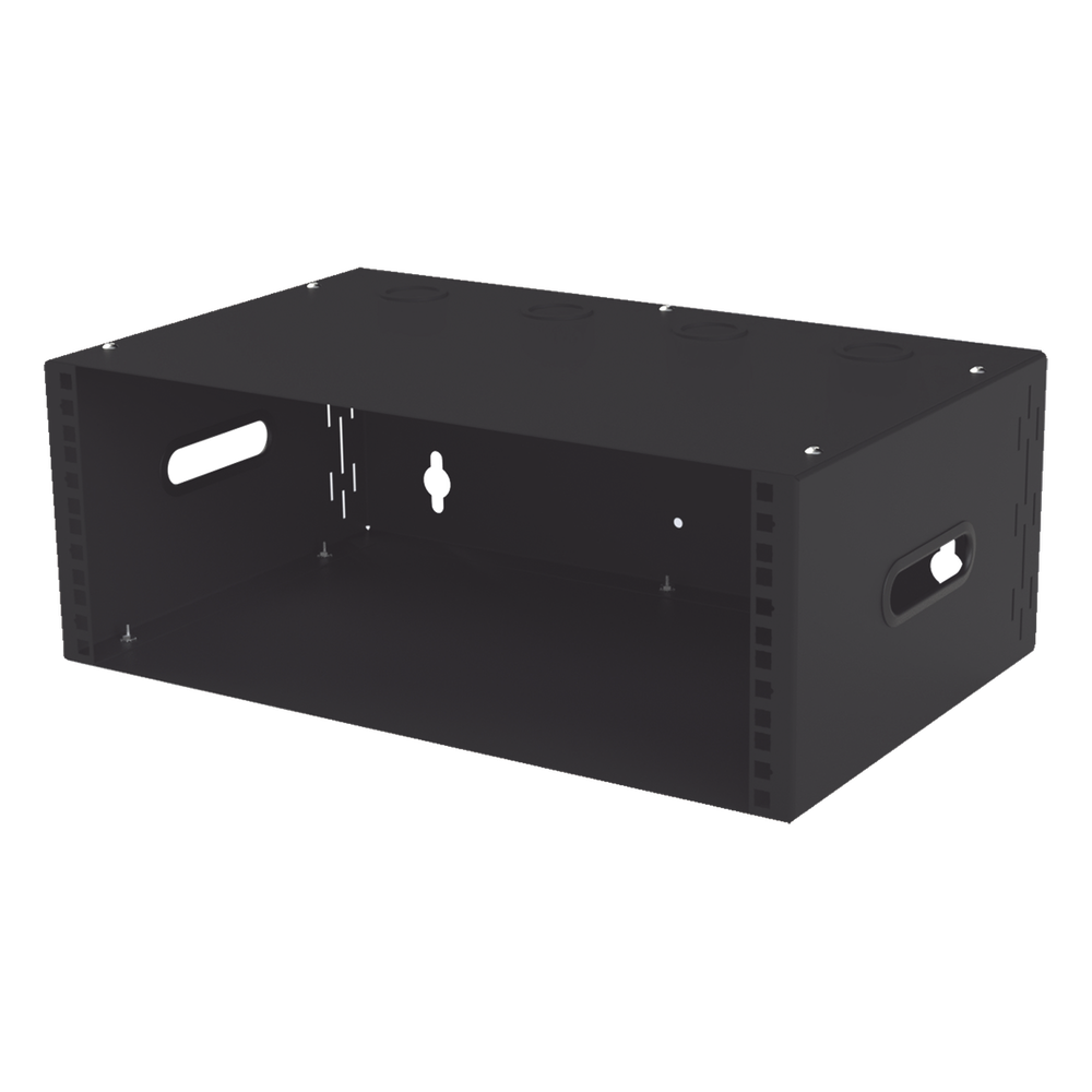 [LPWR50304U] Gabinete para montaje en Pared liviano, 4 Unidades de rack, Profundidad máxima de trabajo 250 mm, Se envía el Gabinete Armado