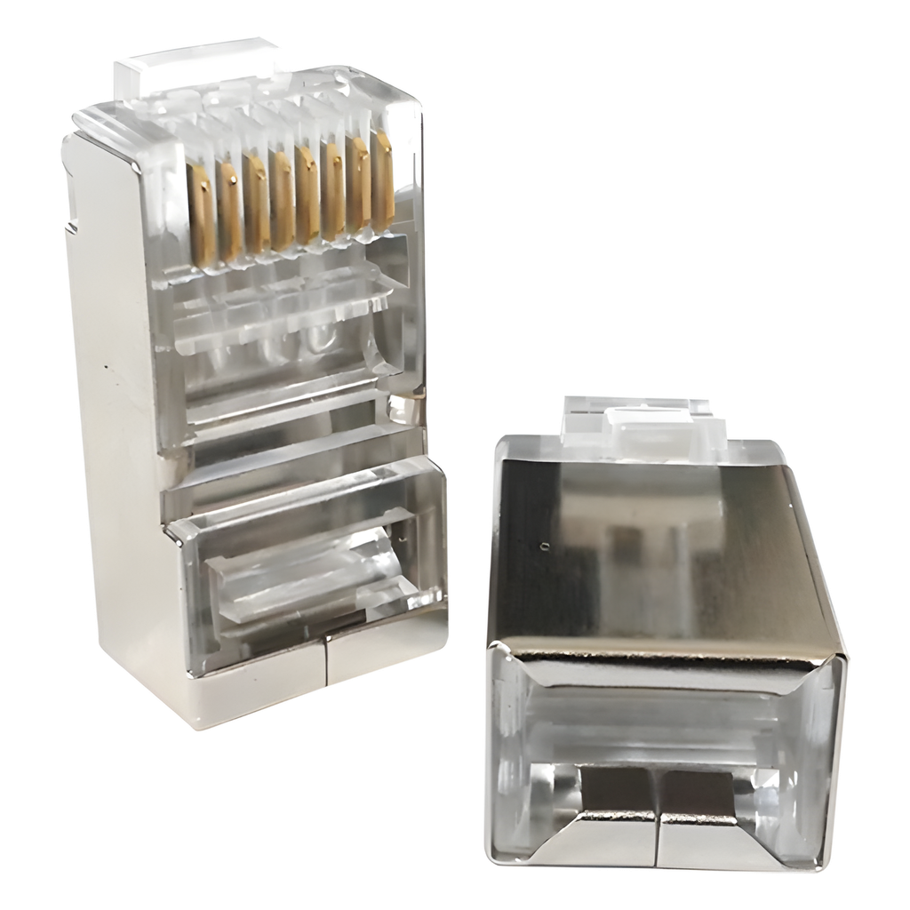Conector RJ45 para Cable FTP / STP Categoría 5E - Blindado sin pin a tierra