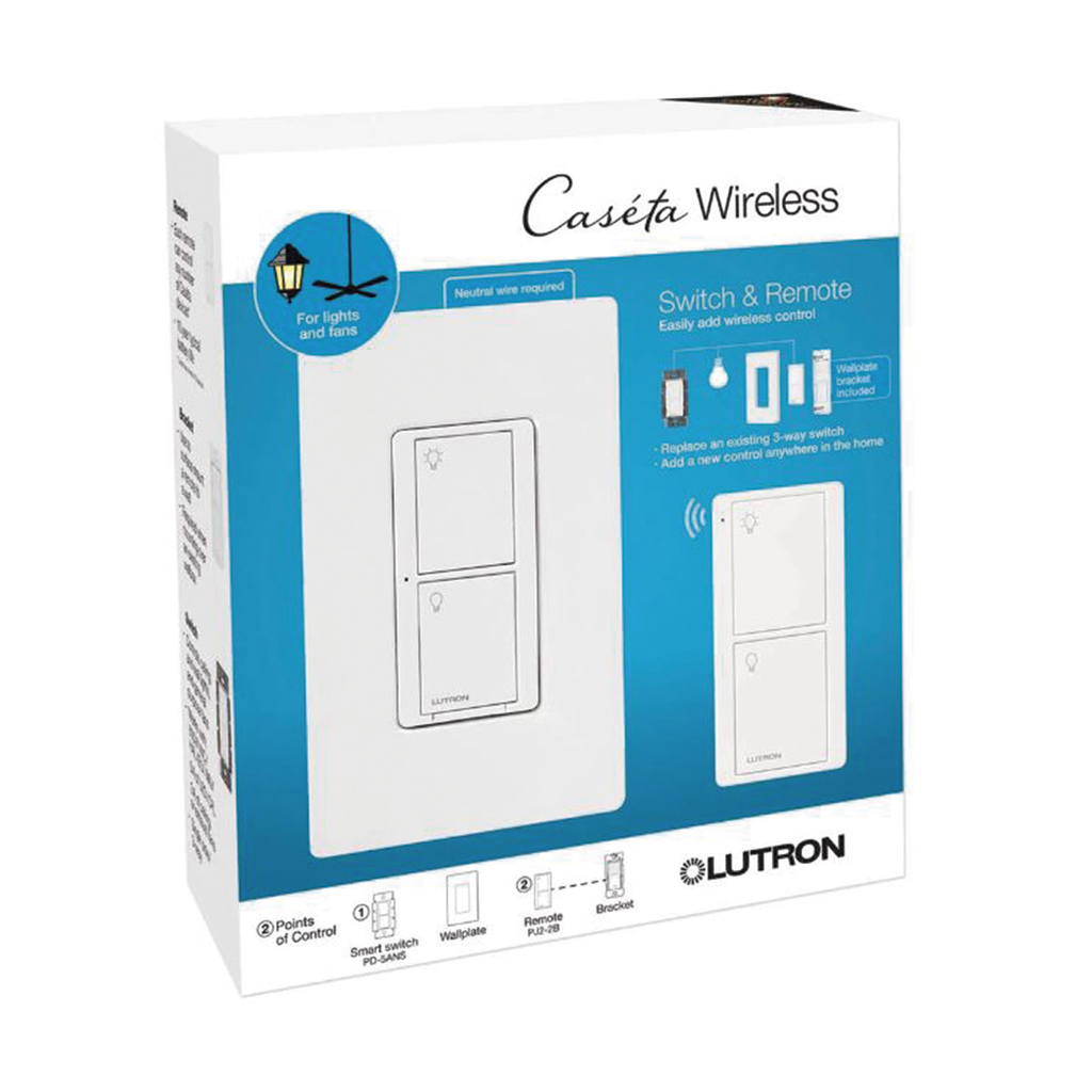 Kit de interruptor de pared Caseta Wireless de 5 A para todo