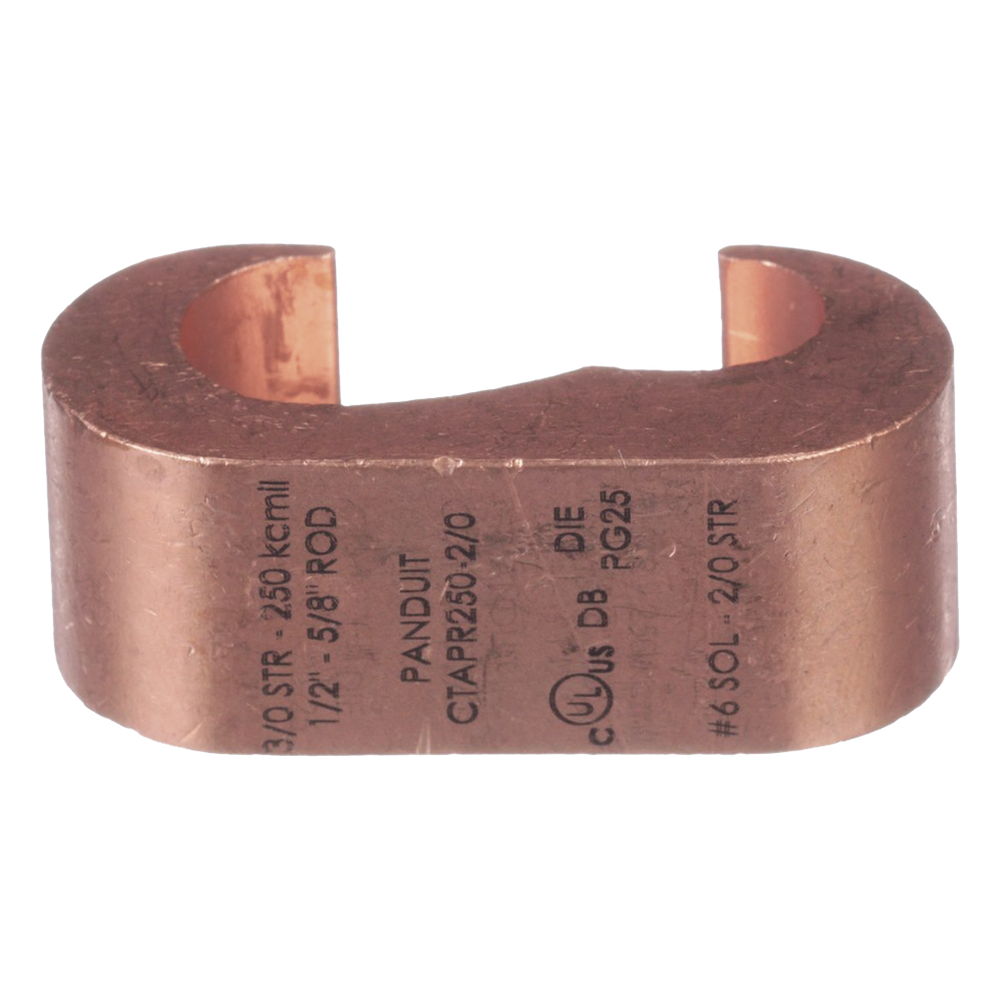 Conector de compresión a tierra de cobre Panduit CTAPR2