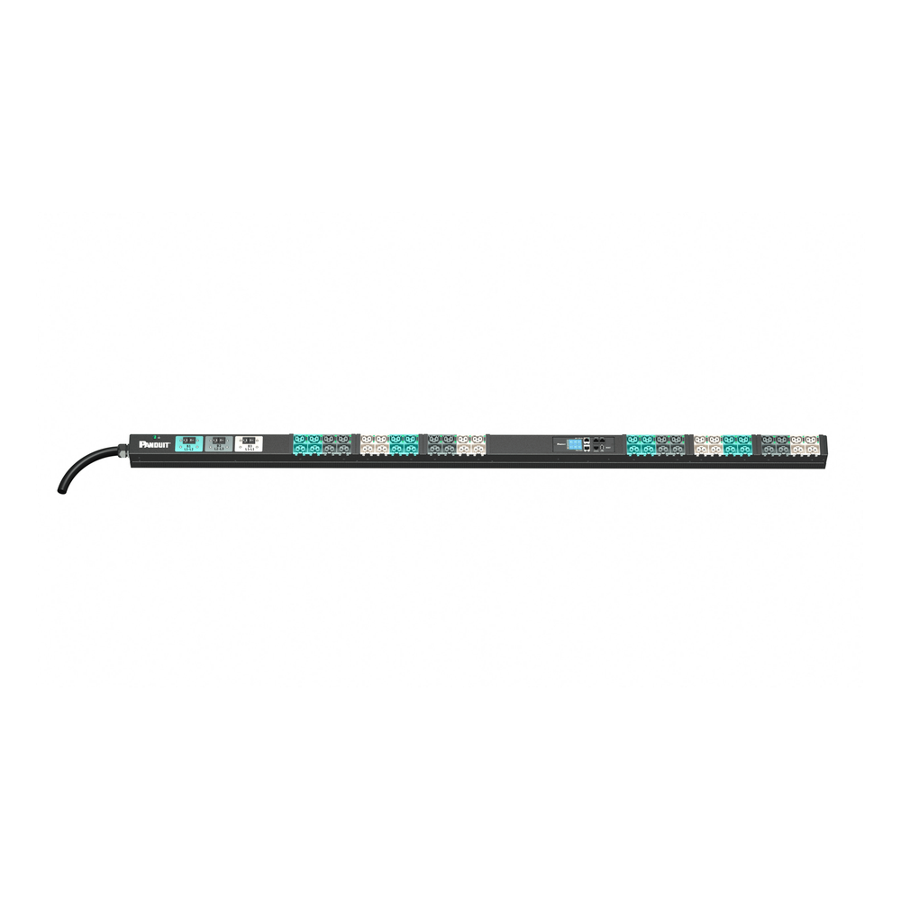 PDU EL2P Inteligente Monitoreable y Switchable (MS), para Distribución de Energía, Enchufe de Entrada NEMA L21-30P, Con 24 Salidas C13 / C15 y 24 C13 / C15 / C19 / C21, de Instalación Vertical, 208 Vca, 30 Amp
