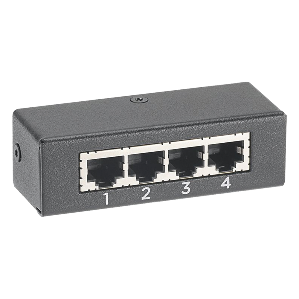 [EF001] HUB de 4 Puertos, Para Conexión de 3 Sensores Adicionales a PDUs y UPS de Panduit