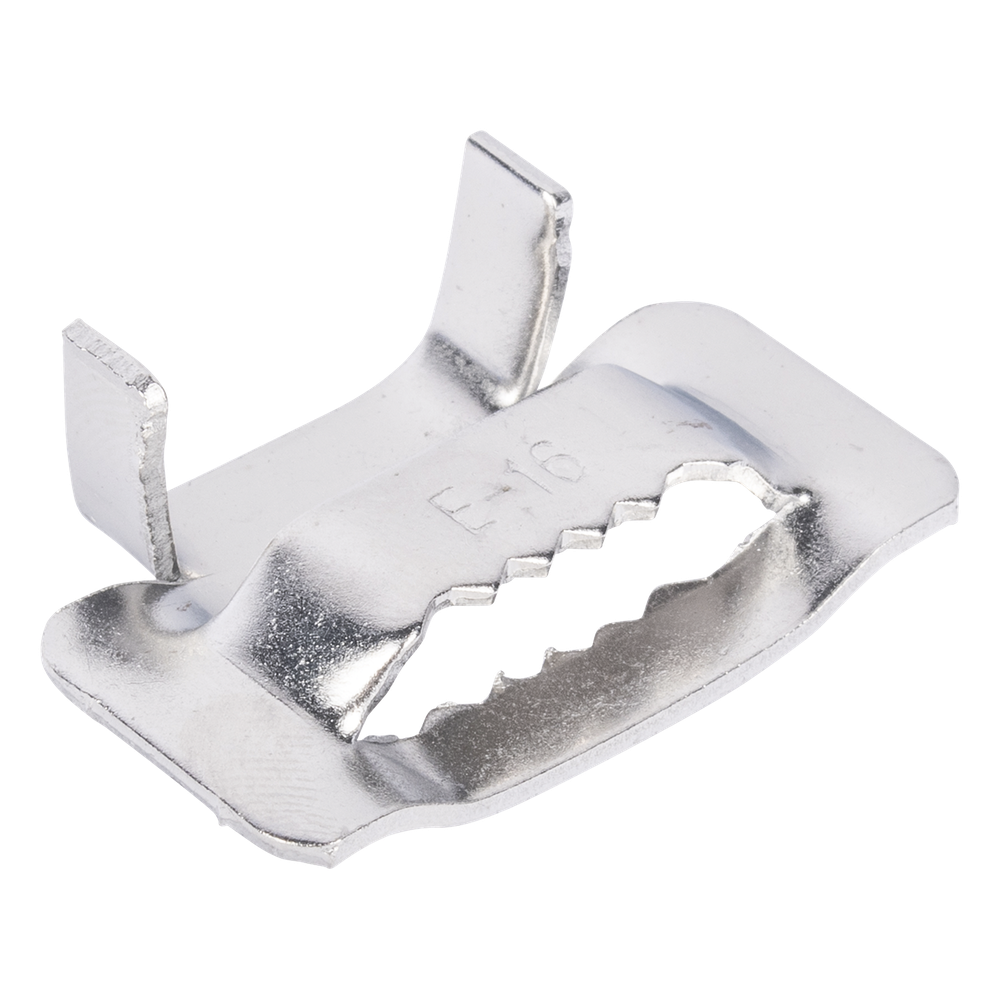 Hebillas PanSteel™ de Acero Inoxidable 201, Para Uso con Fleje ESW16T76-CR2 de 5 / 8, Paquete de 100pz
