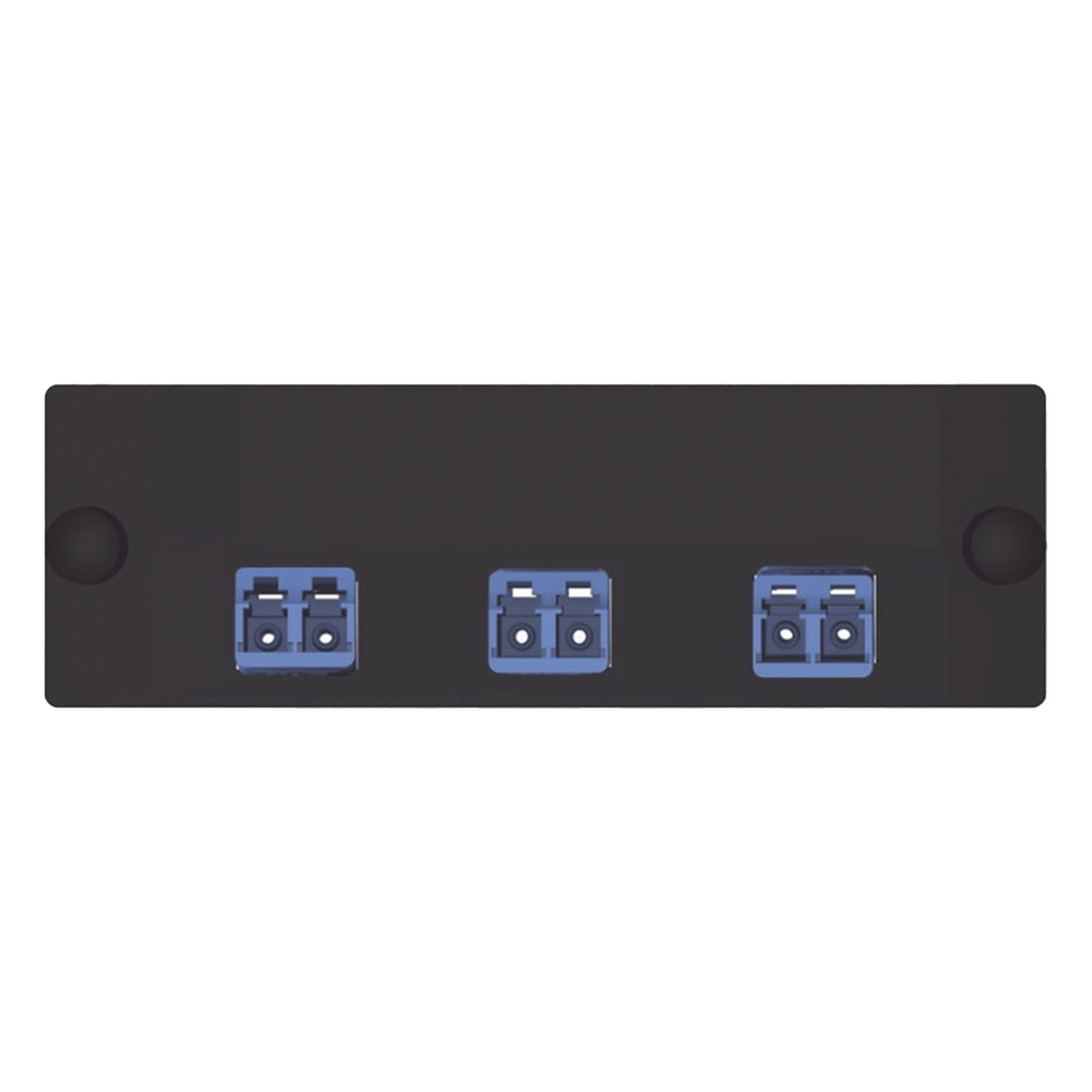 Placa Acopladora de Fibra Óptica FAP azul